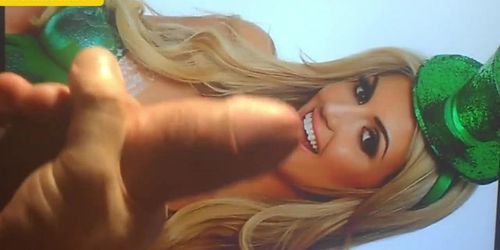 I cumming for hot Irish model Rosanna Davison