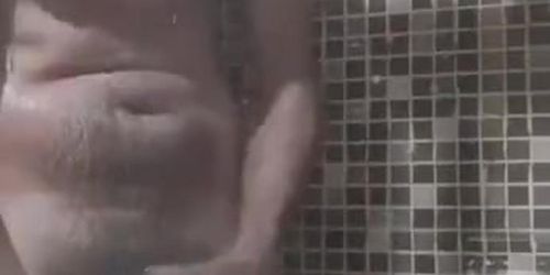 Bulgarian men masturbate under the shower 