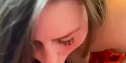 Treated Daddy to a Sensual Blowjob After Work (BritishAmateur )