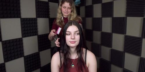 Ashe and Ekko ASMR - Tingling Hair Sounds to Soothe You - The ASMR Collection - ASMR Porn