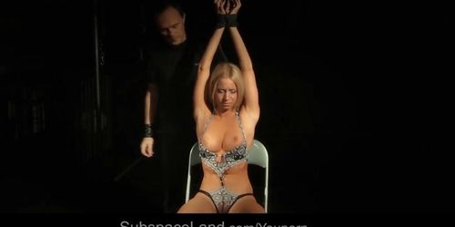 Hard Sex And Kinky Bdsm Cum For Blonde Slave (Kiara Lord)