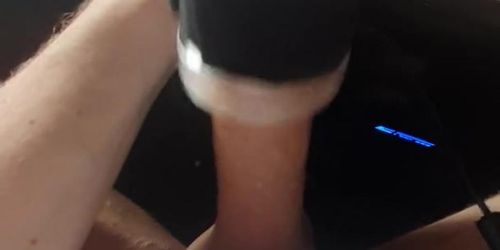 Young cock experiences intense orgasm *heavy moaning*