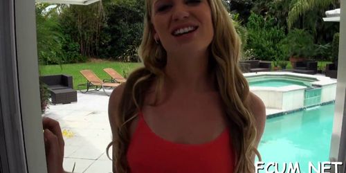 Teen whore plays with her wet slit - video 28