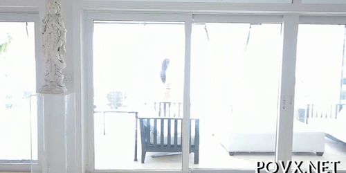 Blowjob by a beautiful bitch - video 6