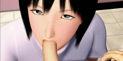ブルネットのアニメーションはdeeptroathを与えます
