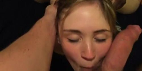 Amateur Interracial Threesome Deep Throat