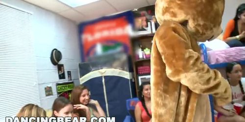 DANCING BEAR - What Happens When Male Strippers Invade A Dorm Room? Find Out!