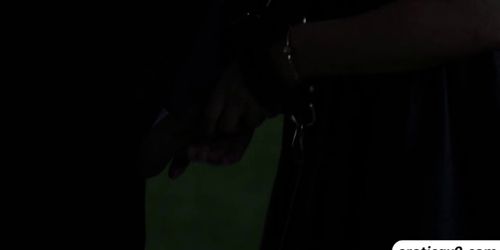 A passionate three way sex action