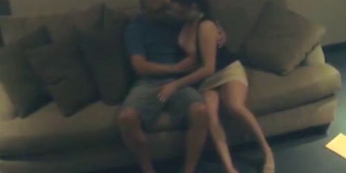 Amateur sex on the couch - video 1