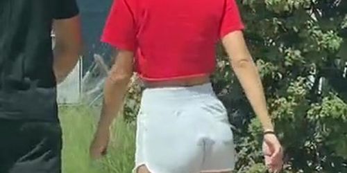Big Ass Teen in Shorts