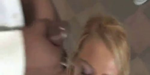 Blonde Getting Black Power from Cum - video 1