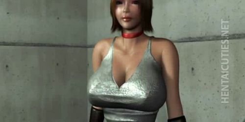 3D anime slave gets cunt jizzed by a monster