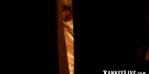 Couple have sex voyeur through window - video 1