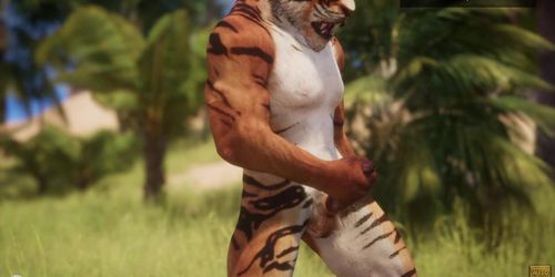 Wild Life / Male Furry's Jerking off Compilation HD / Werewolf,Tiger,Lion,Minotaur