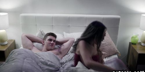 Controlling stepbrother fucks his sister every night