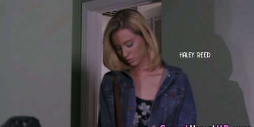 Teen blonde eats out milf - video 1