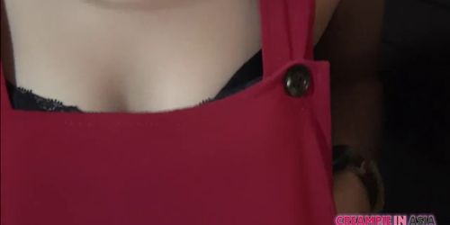 petite thai street hooker creampied by Japanese guy