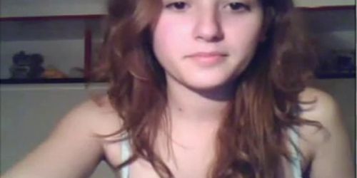 Beautiful Teen Girl Flashes Her Tits