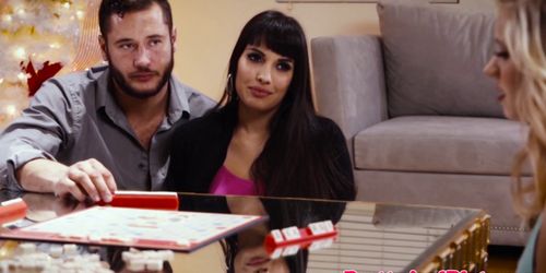 Scandalous stepsiblings bang hard in bedroom