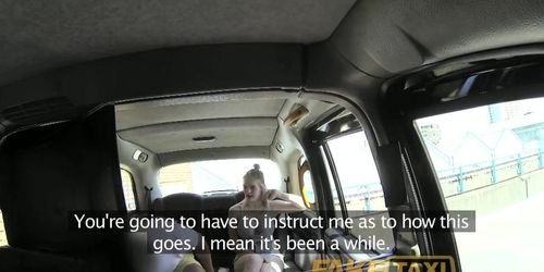 FakeTaxi Cabby tries his beginners luck on hot blonde with big boobs (Carly Rae Summers)
