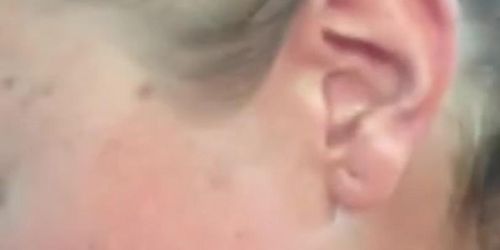 White girl sucking bbc in the car!! ... almost gets caught 