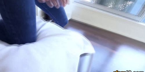 CFNM TEENS - Pov clothed teen spunked