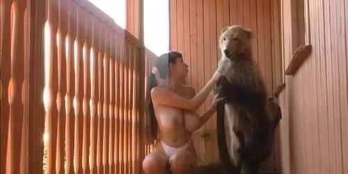 Yulia Nova Bare With Bear