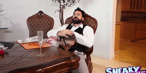 Lena Paul is getting her nipples suck while fucking (Charles Dera)