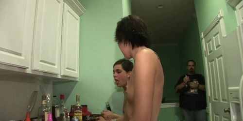 Naked Kitchen Dancing