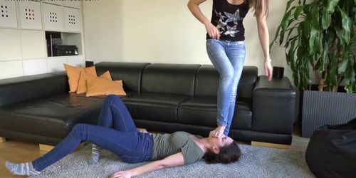 Lesbian Foot domination