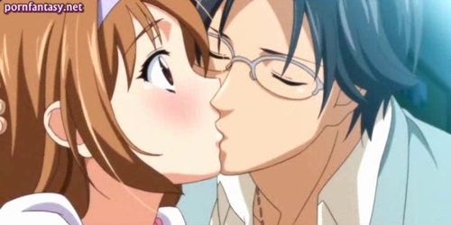 Incredible anime vixen gives blowjob