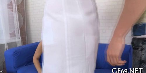First time fucking for hot beauty - video 24
