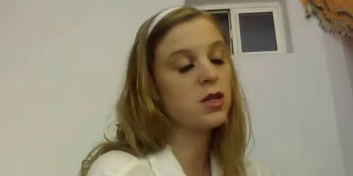 Masturbating and Talking about Health on Webcam
