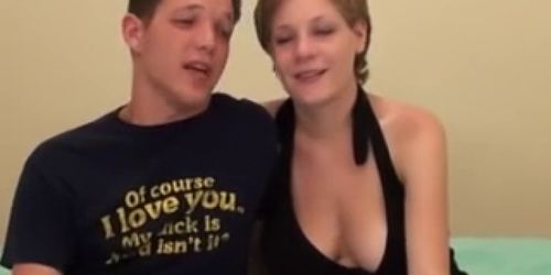 Young couple want to be filmed while they screw