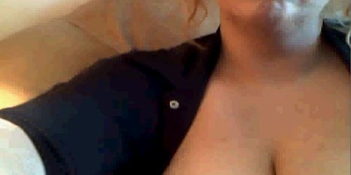 grote borsten op webcam - video 1