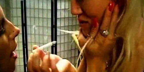 amazing lesbians smoking