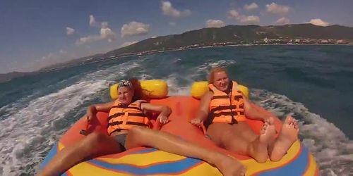 Avocado Float porn video – Awesome redhead russian on rubber float 5.10 nice ass