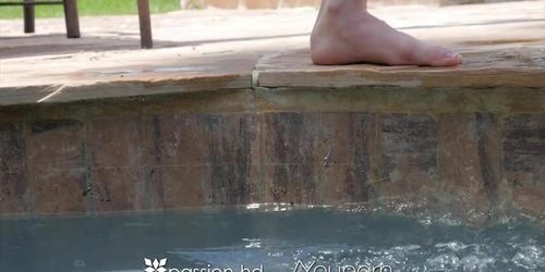 Passion-Hd Petite Dipping Kristen Scott Fucked By The Pool