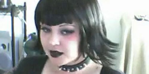 beautiful goth slut smoking more 120s