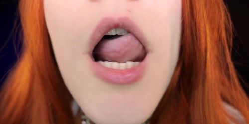 KittyKlaw ASMR - Red Furry Face/Lens Licking (PATREON) 