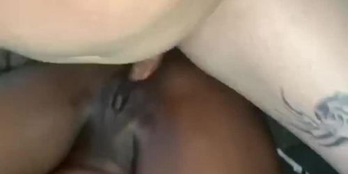 Ebony slut loves my cock