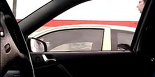 dickflash to young girl in car and cumshot - Tnaflix.com