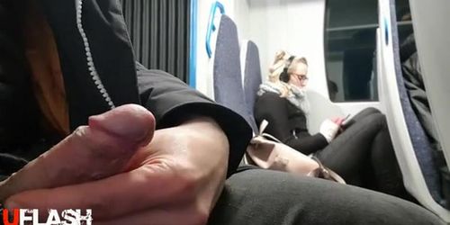 Flashing on the train