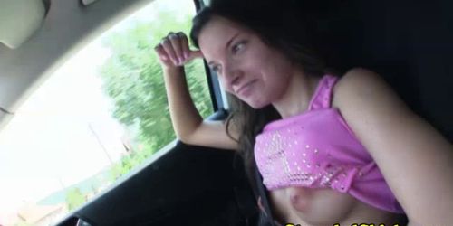 Hitchhiking teen pussyfucked 
