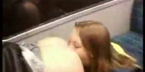 They eat eachothers pussies On The Train!