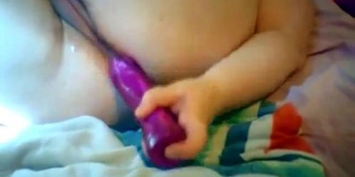 Amazing BBW anal pleasure squirt