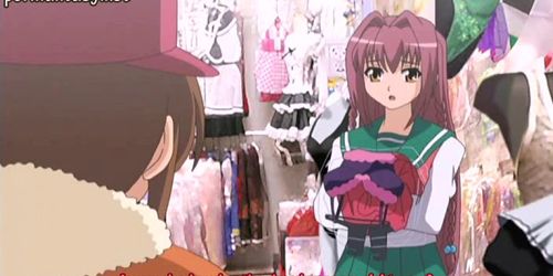 Hot hentai mistress plays with cock - video 1