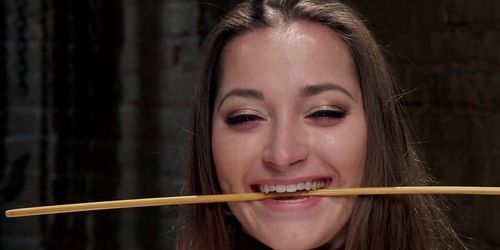 Beautiful brunette trainee is tormented (Tommy Pistol, Dani Daniels)