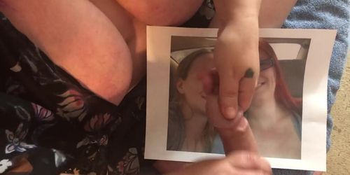 The wife stroking my dick to help cum tribute two cute sisters - Custom Req