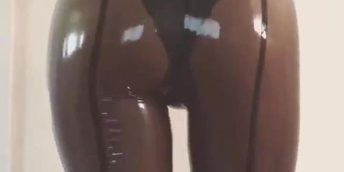 Shiny Latex Leather Pvc Vinyl Rubber Pants Leggings